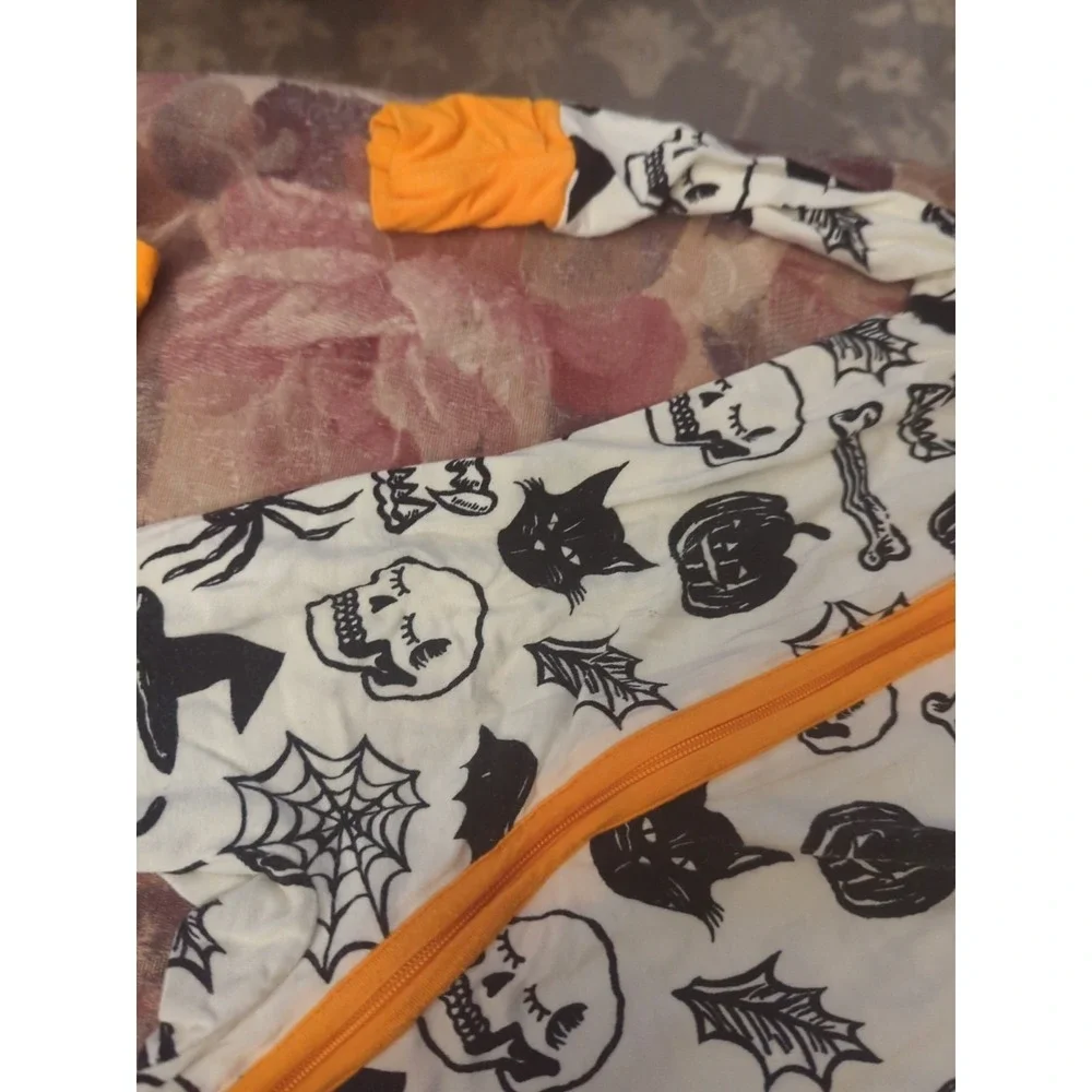 Little Sleepies Halloween Witches Brew Bamboo Pajamas Size 3-6 Months